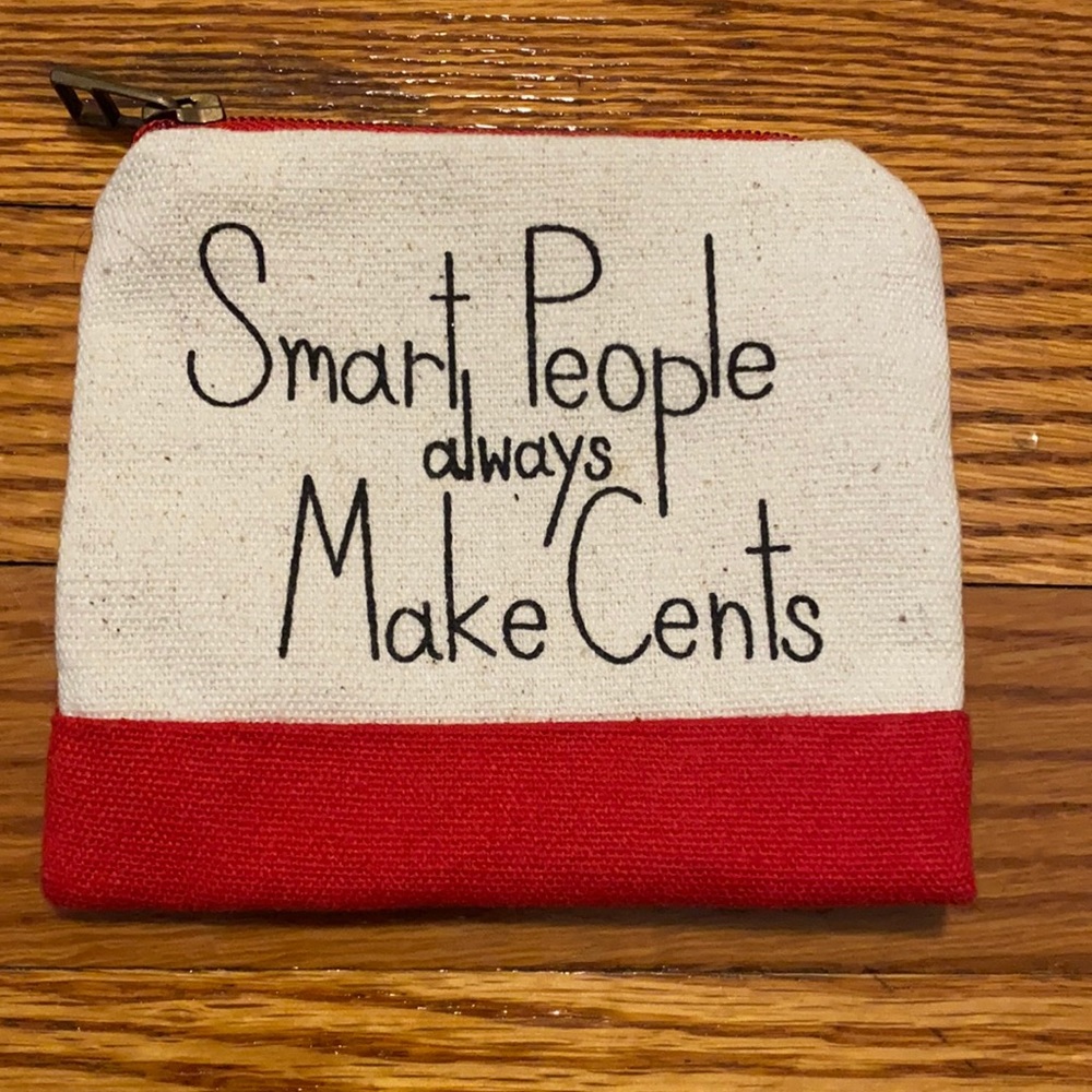 Smart People zipper bag